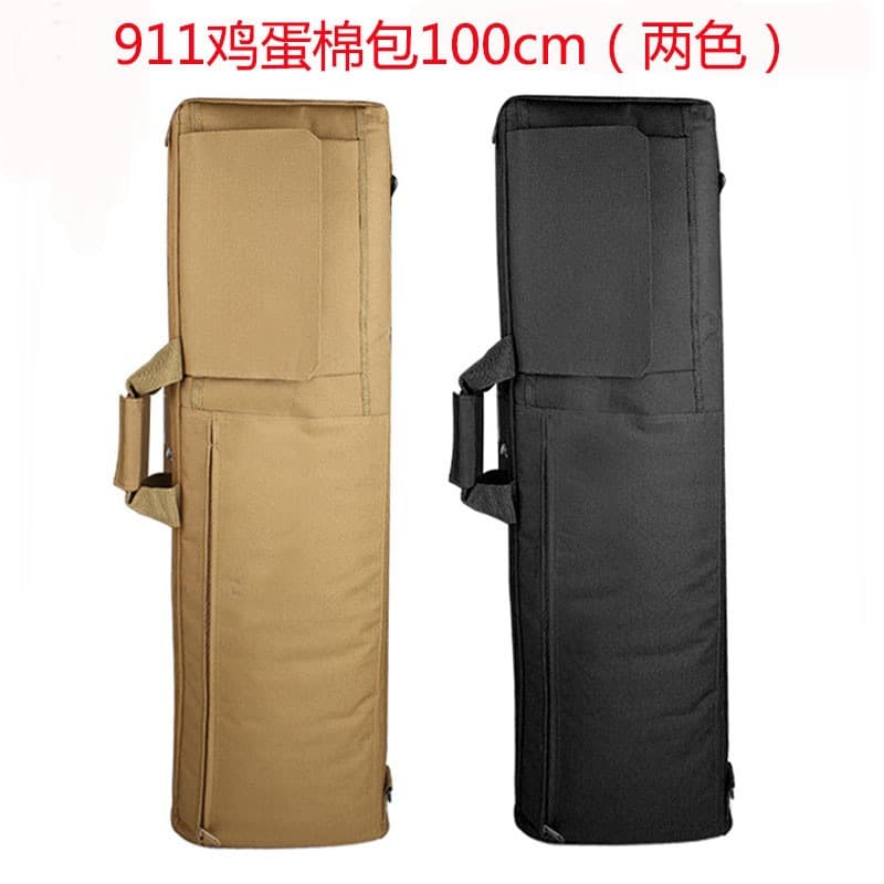 Tactical Jamming Egg Cotton Gun Bag Field Single Shoulder Square Bag Tactical CS Gun Bag 100cm Outdoor Hunting Fishing Bag