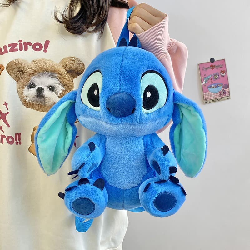 Cross-border trade Stitch backpack/shoulder bag, plush toy/doll small crossbody bag, gift for children.