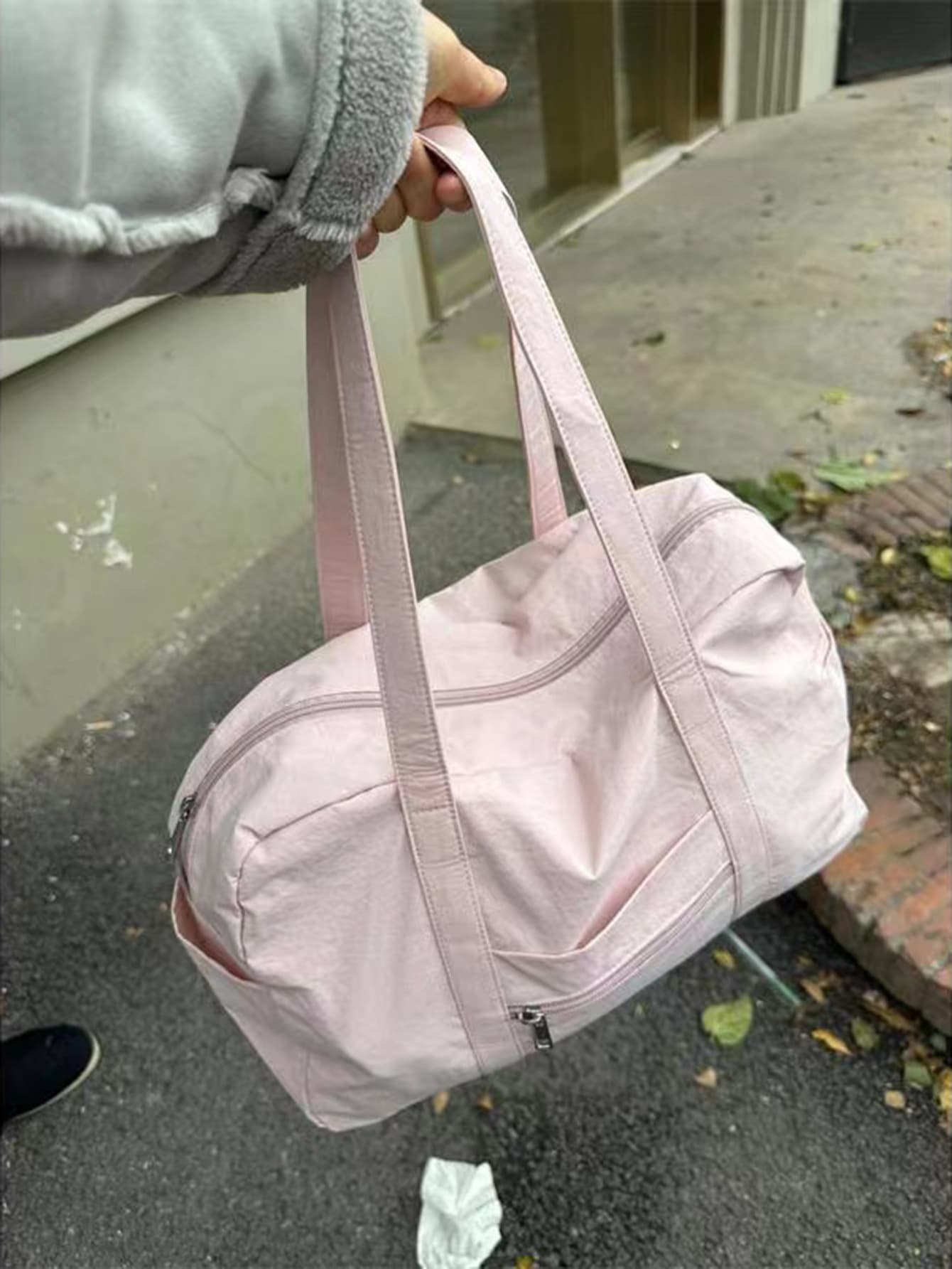 Niche Large-Capacity Short-Trip Travel Bag Girl Pink 2024 New Style Commuter Tote Handbag Shoulder Bag Factory Direct