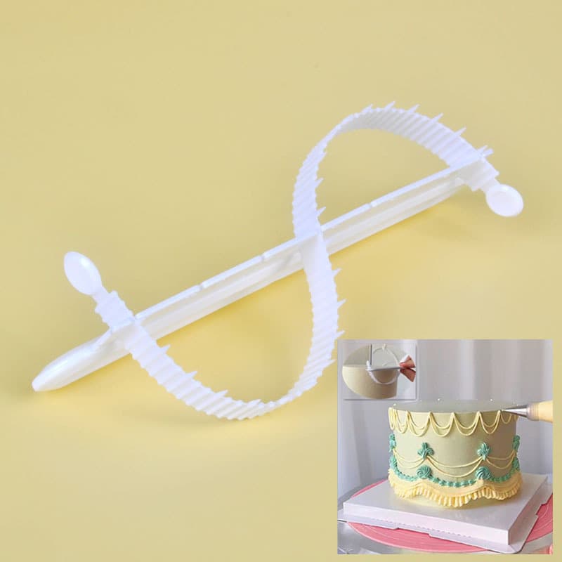 Cake Arc Decorating Auxiliary DIY Arc Lace Cake Edge Scale Cake Decorating Tool