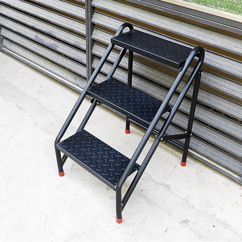 Household ladder carbon steel folding step ladder three-step ladder stair wall herringbone ladder folding industrial B&r