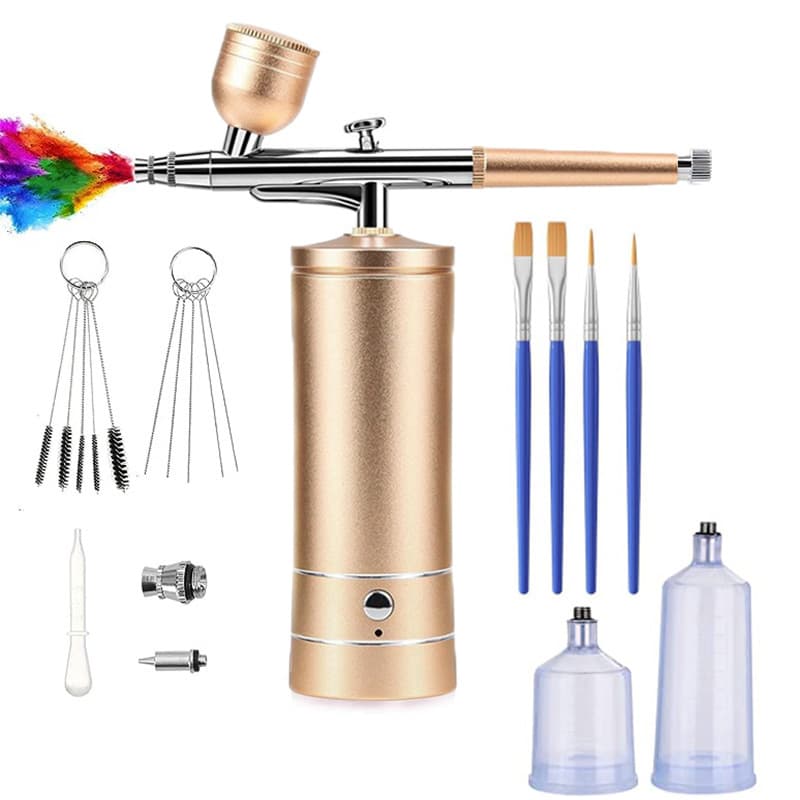 Amazon export oxygen infusion device, high-pressure water infusion beauty device, electric spray gun, airbrush, coloring nail art.