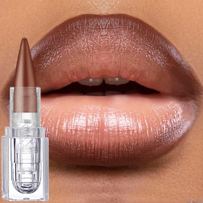 Cross-Border Popular Product: Soft Matte Lipstick, Brown Gradient Lip Liner, Long-Lasting European and American Style Lip Liner Lipstick Pen