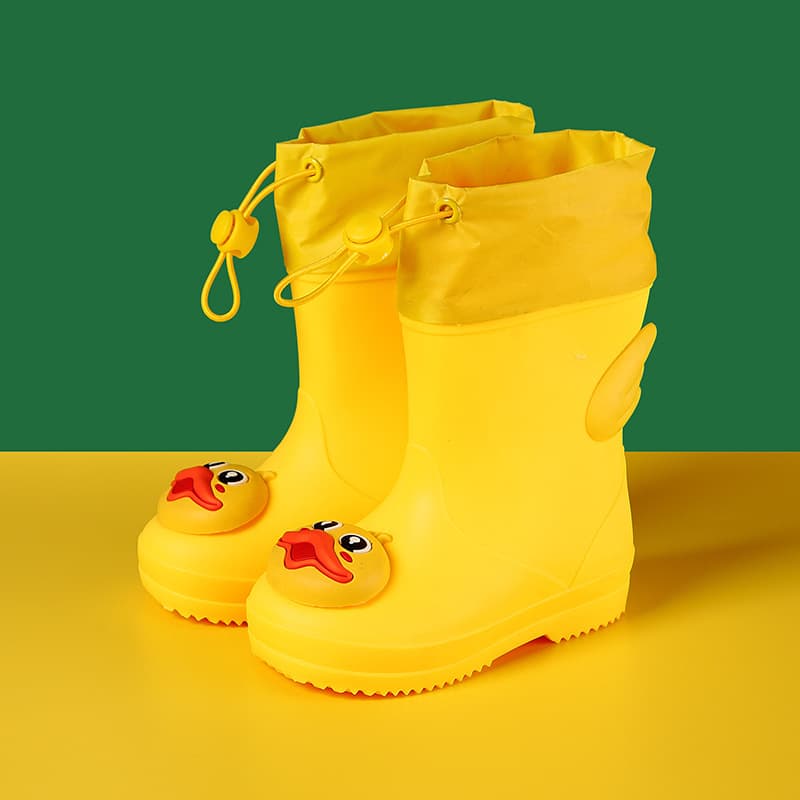 Children's Rain Boots Boys Baby Anti-slip Boys Rain Boots Girls Student School Kids Water Shoes Waterproof Children Rubber Shoes