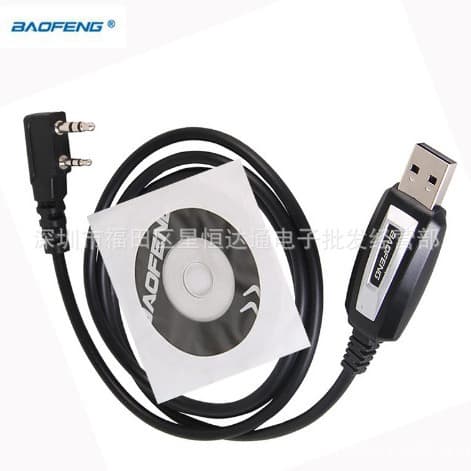 Original Baofeng Walkie-Talkie Programming Cable, Baofeng BF-888S BF-UV5R Walkie-Talkie USB Data Cable
