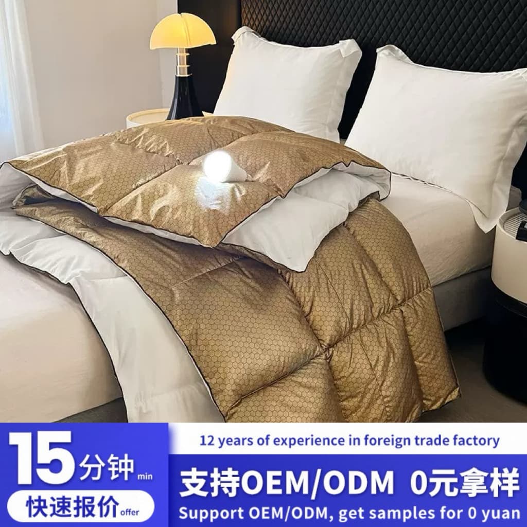 Cross-border Black Gold Graphene Micro-electric Heating Quilt Luxury Thick Warmth Heating Quilt Core Winter Hot Item Drop Shipping Wholesale