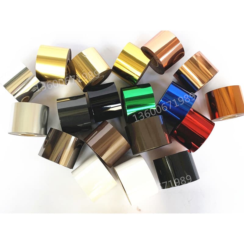 Imported Hot Stamping Foil, Electrochemical Aluminum, Gold and Silver Hot Stamping Foil for PU Leather and Faux Leather Stamping