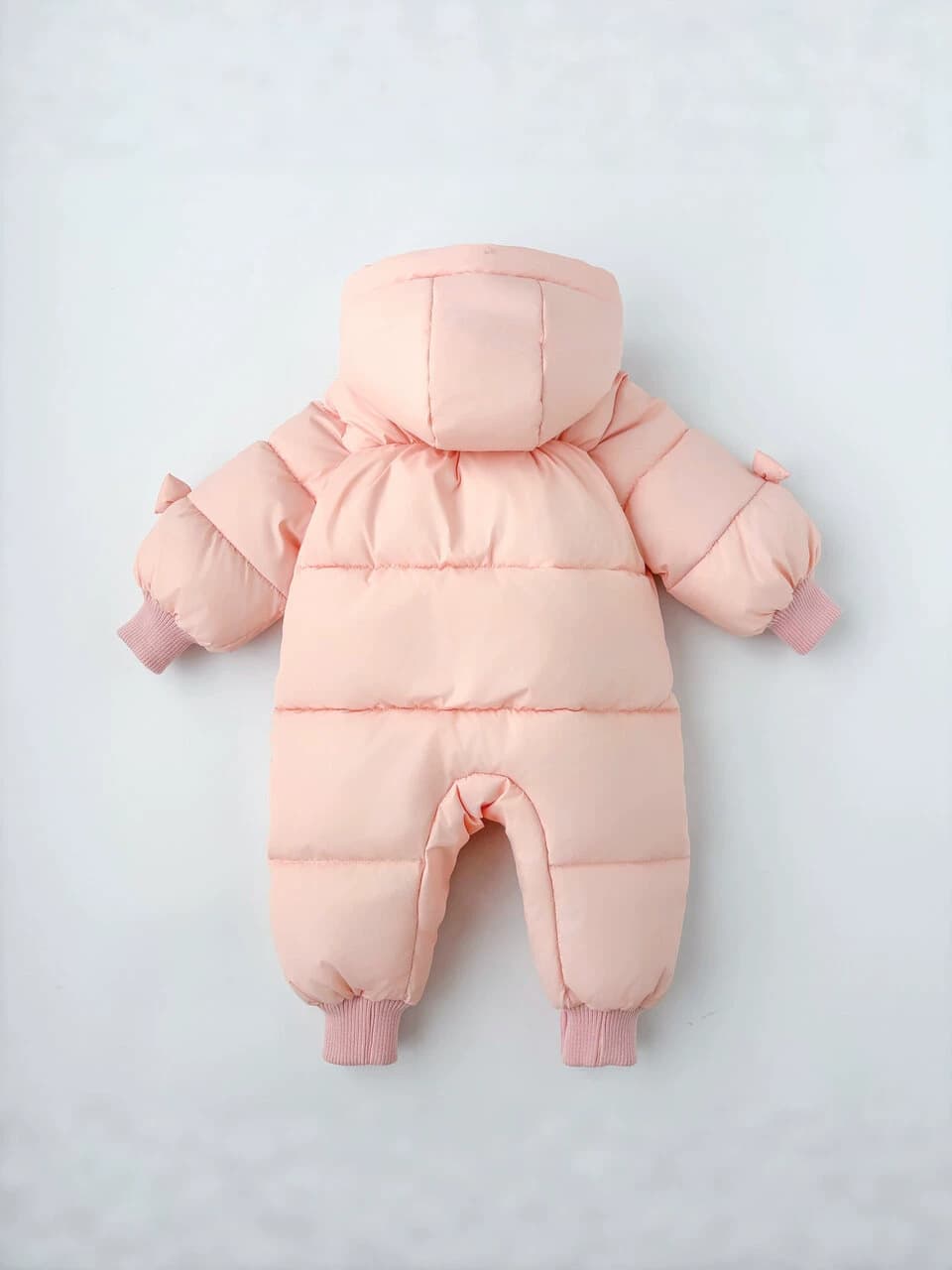 Premium Winter Baby & Toddler New Arrival Butterfly One-Piece Jumpsuit for Girls, Down Cotton Padded Warm Romper, Crawling Suit
