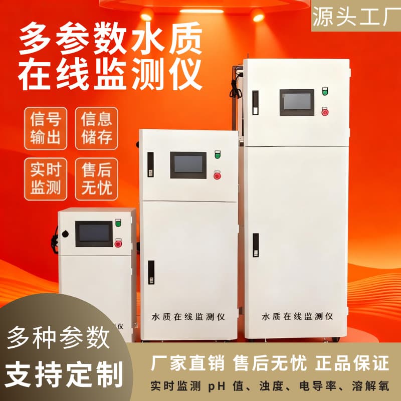 Water quality online multi-parameter detector ph/orp turbidity residual chlorine analysis equipment water plant swimming pool water quality monitor