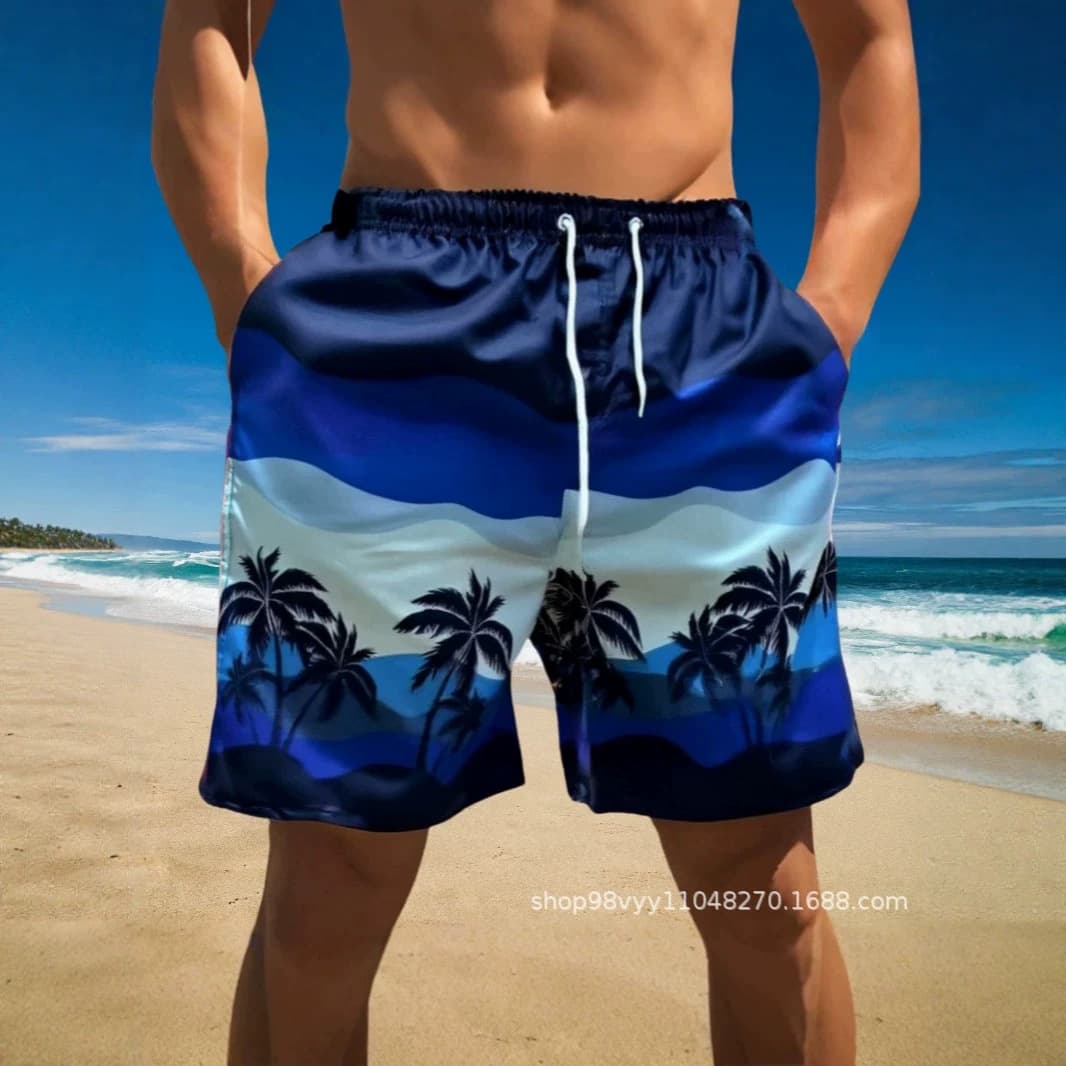 Amazon Summer Shorts for Men, Quick-Dry Beach Shorts, Loose Outdoor Shorts, European and American Style, Large Shorts