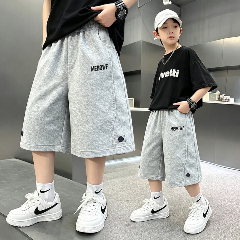 Boys' Summer Shorts 2026 New Style Thin Mid-Length Pants Casual Sportswear for Kids Trendy and Cool