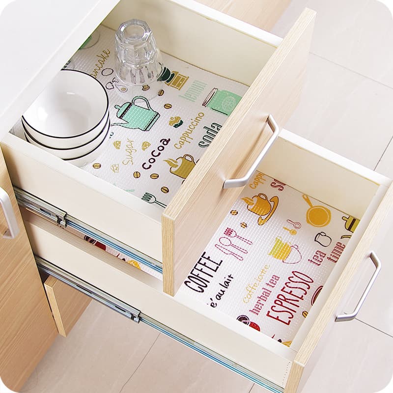 Household oil-proof cabinet mats, wardrobe moisture-proof mats, kitchen countertop stickers, drawer liners