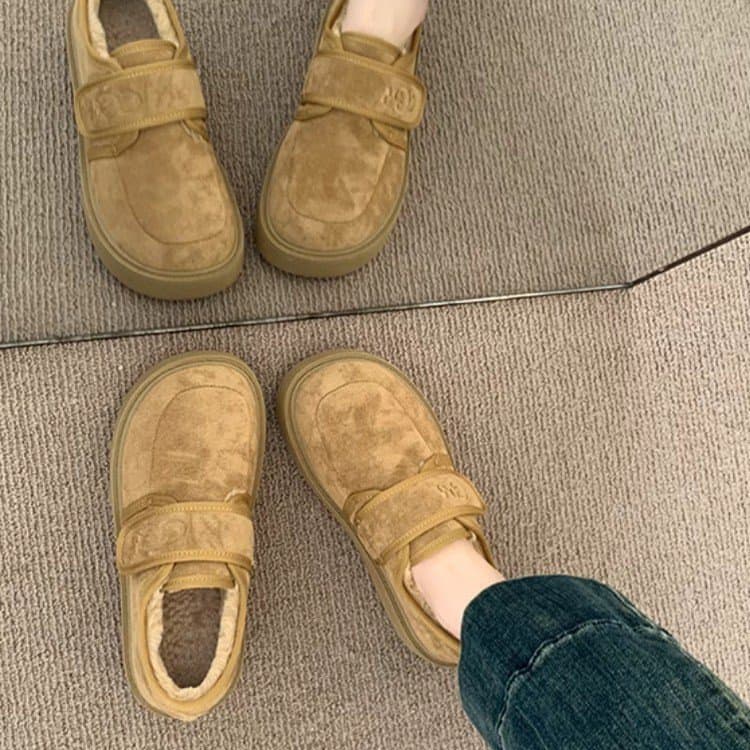 Women's Winter Thick-Soled Snow Boots, 2024 New Style, Birkenstock Shoes, Fleece-Lined, Thick, Warm, Non-Slip Women's Shoes