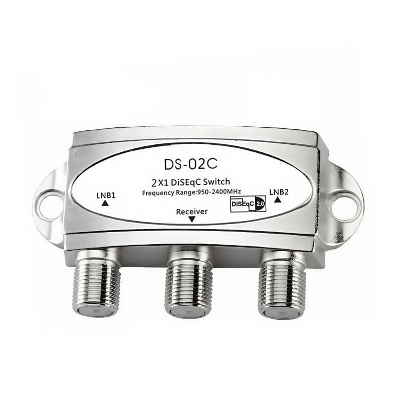 DiSEqC Switch 2*1 2 in 1 (TV Signal 2-In-1-Out Switch) DS-02C