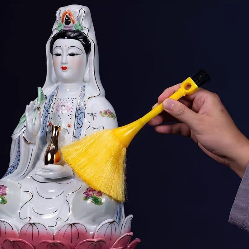 Buddhist duster brushes, pure Buddhist cloths, altar tools for temples and home use, high-end dust and grime cleaning wipes