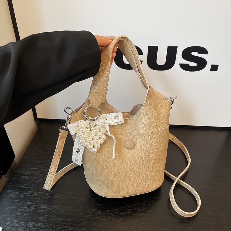 Women's Large Capacity Bag 2025 New Casual Korean Style Fashion Women's Bag Shoulder Bag Women's Work Commuter Bucket Bag