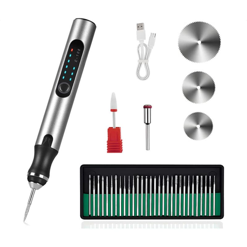 Cross-border Mini Electric Grinder Handheld Polishing Pen for Jade Wood Carving Polishing Electric Cutting Engraving Tool Drill Wholesale