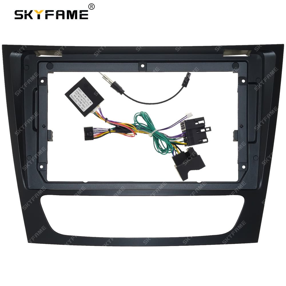 Versatile Frame Kit for 01-11 Mercedes-Benz E-Class Android Class BENZ W211 W219 CLS Face Frame with Wiring