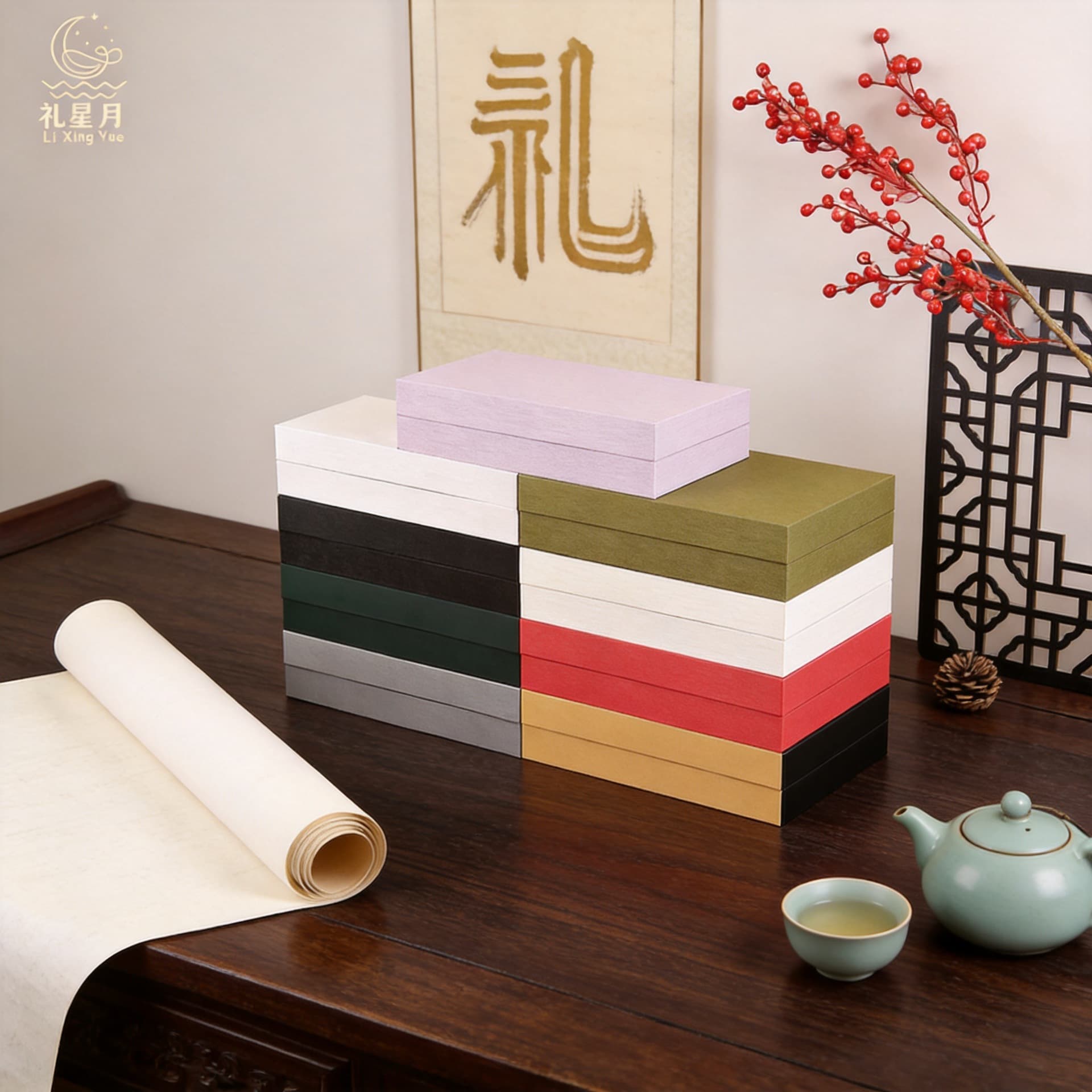 Wholesale Stock Gift Box with Lid, Book-Type Magnetic Closure Box, Cosmetic Box, Custom Printed Gift Box