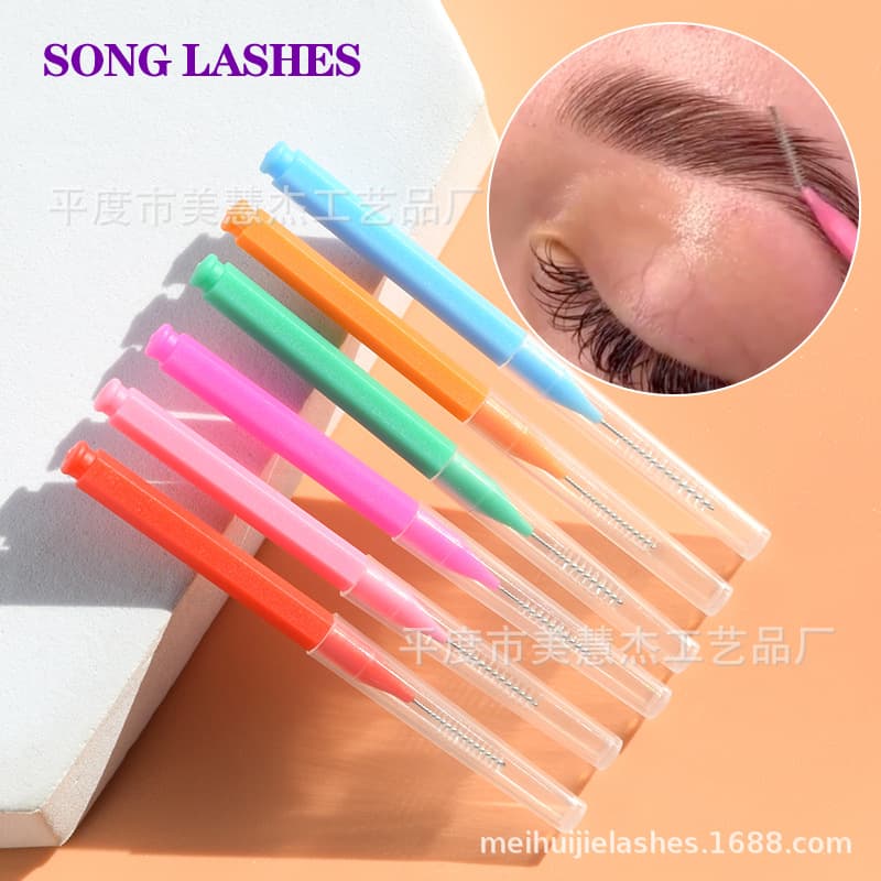 Boxed 40 Eyebrow Brush Disposable Eyelash Brush Grafting Eyelash Makeup Tools