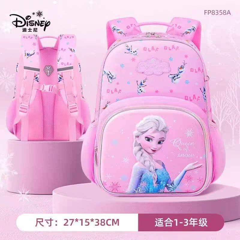 Frozen Backpack Elsa Princess Elementary School Girls Backpack for Kindergarten and First Grade