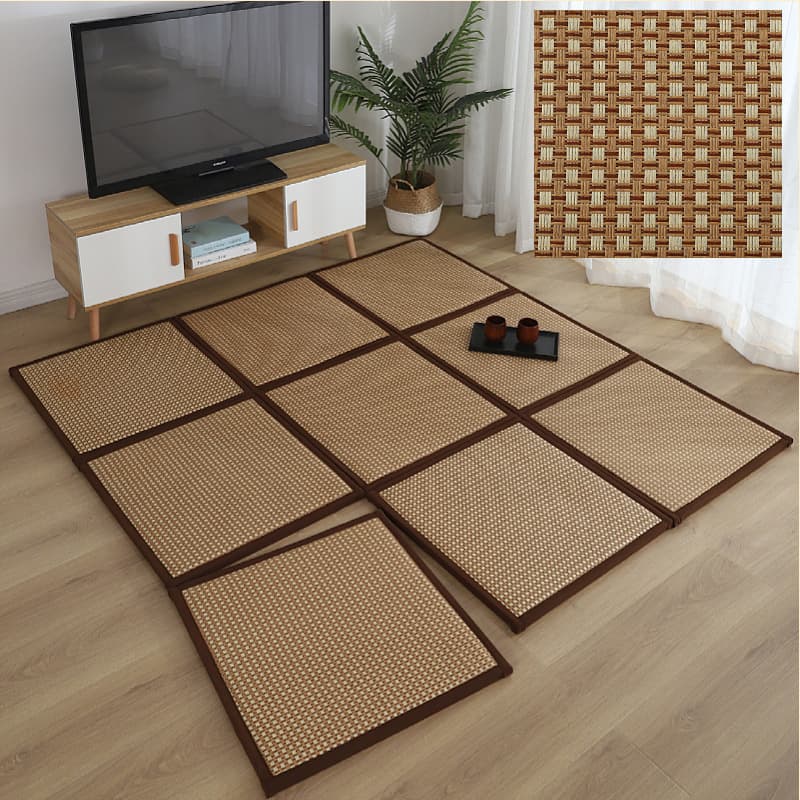 Spliced mat, tatami mat, carpet, rattan mat, summer heaven floor mat, living room, bedroom, coffee table, balcony bedside