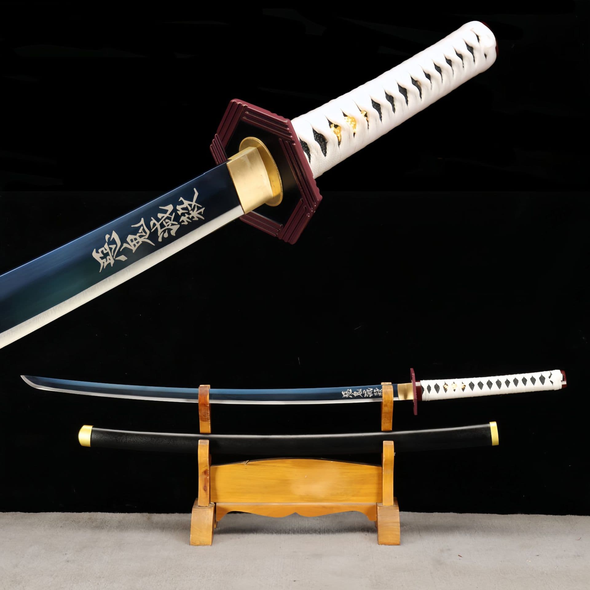 Demon Slayer Series Anime Cosplay Prop Kids Toy Sword - Tomioka, Agatsuma, Rengoku, Ryuujin Samurai Unsharpened