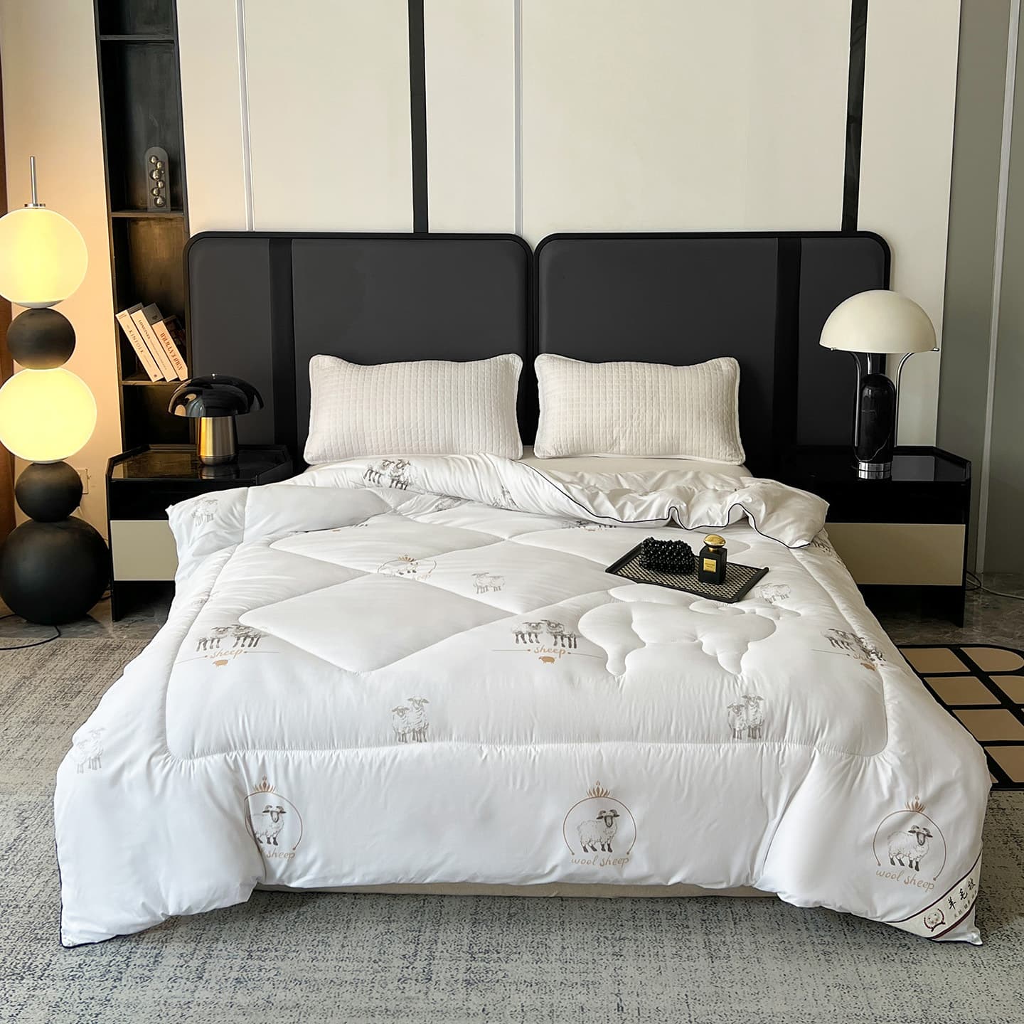 Australian Wool Quilt All-Season Thickened Duvet, Winter Bedding Warm Cashmere Winter Quilt, Wholesale Gift Blankets