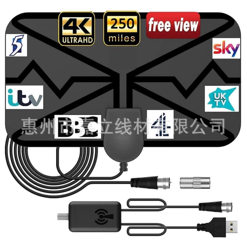Wave Pattern Cross-Border HDTV Digital TV Antenna Amazon 4K TV Antenna ATSC Indoor Outdoor Antenna