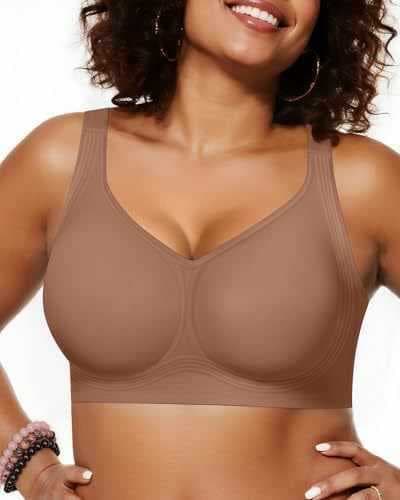 OEAK Women's Wireless Jelly Bra Plus Size Supportive Seamless
