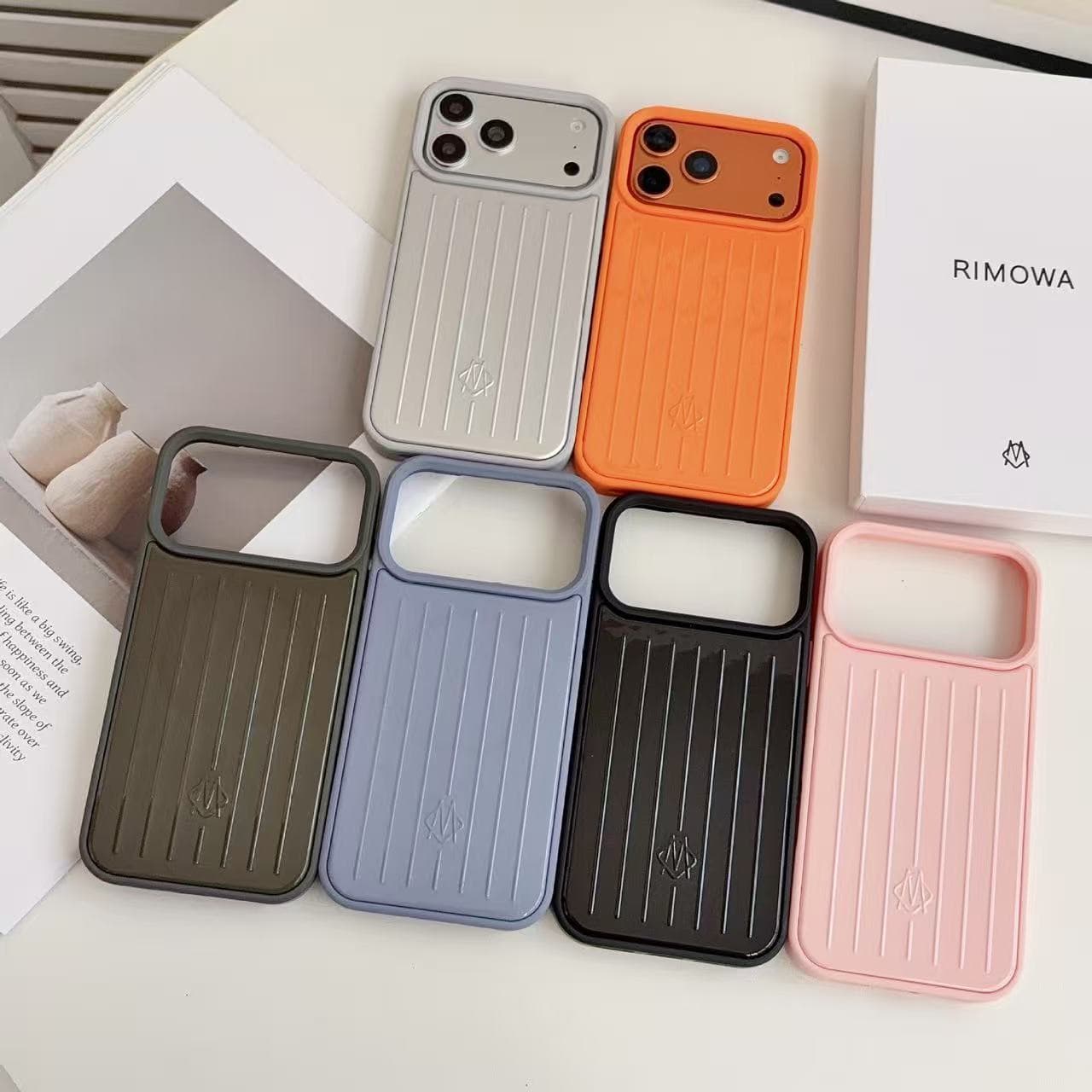 RIMOWA Original Luggage Magnetic Phone Case Compatible with Magsafe for iPhone 18 Pro Max