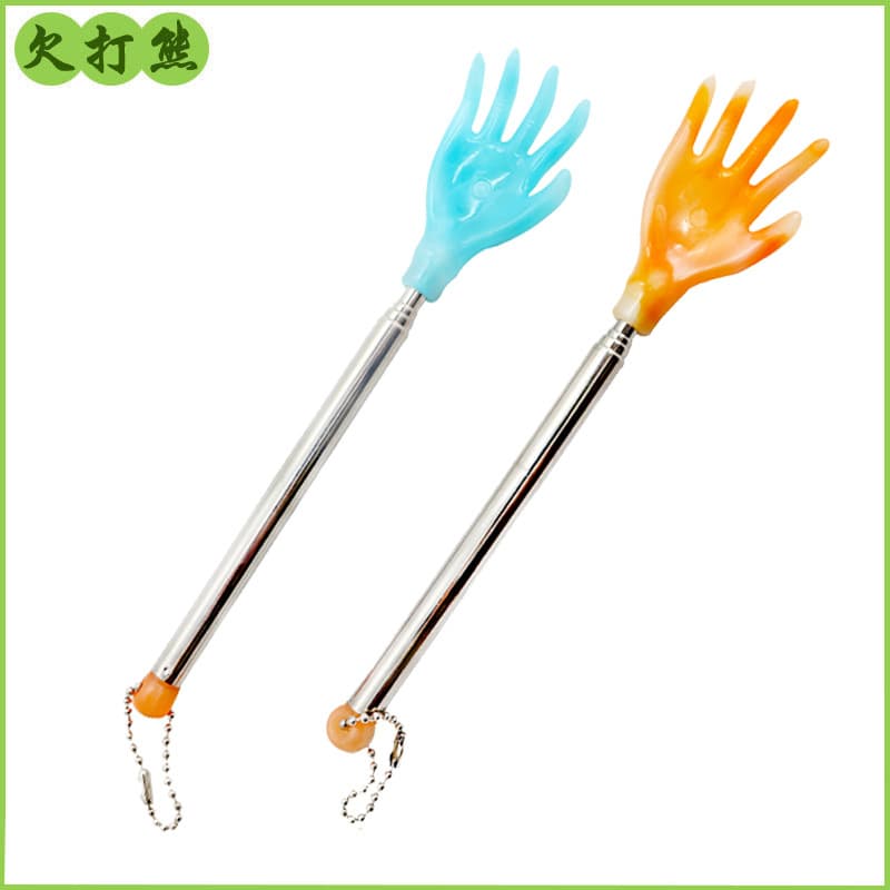 752 Factory Direct Stainless Steel Telescopic Self-Massage Back Scratcher Four-Section Massager Wholesale Street Vendor Ready Stock