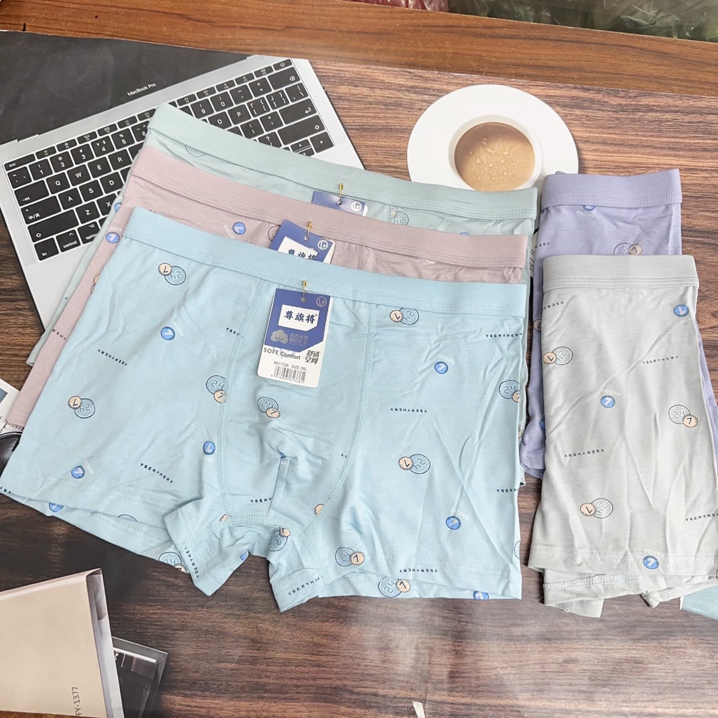 Youth Minimalist Teen Boys' Comfort Cotton Boxer Briefs 50s Cotton Men's Underwear Wholesale