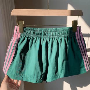 European and American Cross-Border Autumn New Trendy Striped Webbing Sports Casual Pants for Women, Loose Street Style Straight-Leg Pants