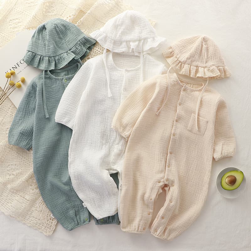 Newborn Baby Clothes Pure Cotton Category A 66 Autumn Clothing 100 Autumn Air-conditioning Clothing Boy Handsome Men's Treasure Summer Cotton