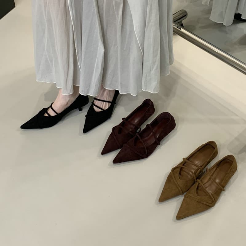 In Stock, Dropshipping Available~ Women's Single Shoes, Stiletto Heels, Summer Fashion High Heels, Retro Pointed Toe Black Commuting Shoes
