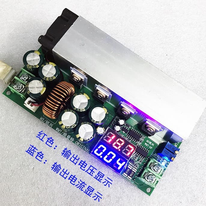 DC-DC adjustable step-down module 12V-80V 600W constant current and constant voltage solar charging LED driver board