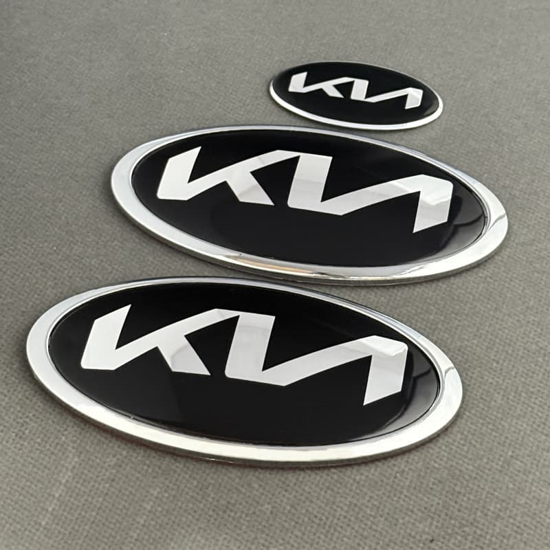 Suitable for Kia New Car Logo Kn Hood Front Logo Kia Rear Tail Logo Modified Sorento K5 K2 K4 Car Logo