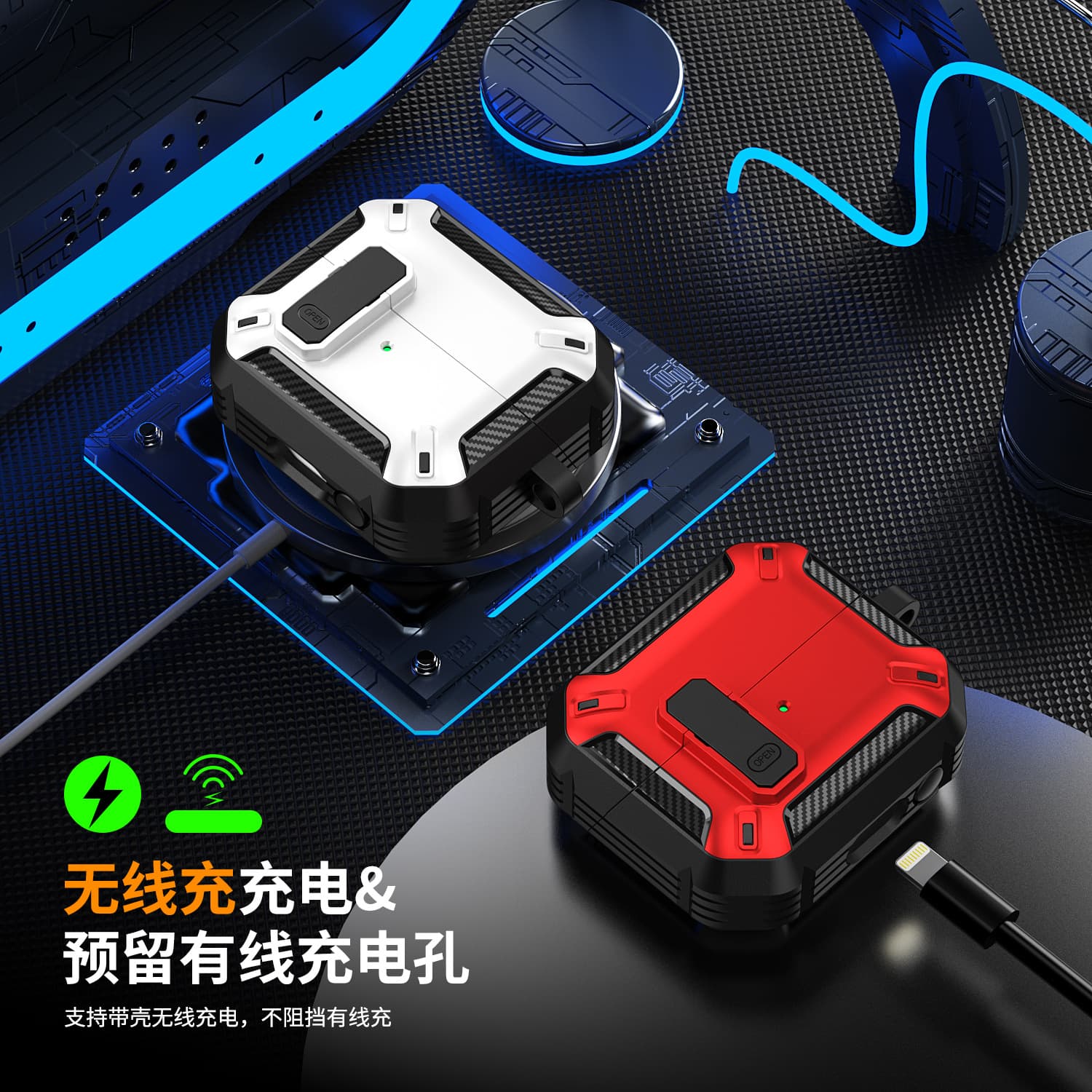 Compatible with Samsung Galaxy Buds3 Case Buds3 Pro Bluetooth Headphone Protective Cover Buds 3 Earphone Shell