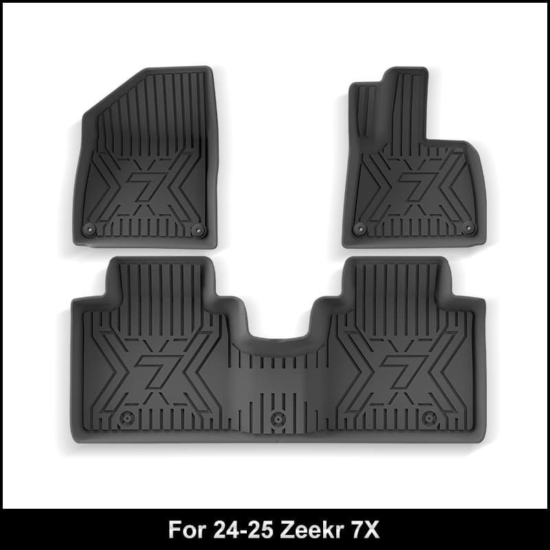 Cross-border Exclusive Custom TPE Floor Mats and Trunk Liner for 2024-2025 Zeekr 7X Right-hand Drive Models