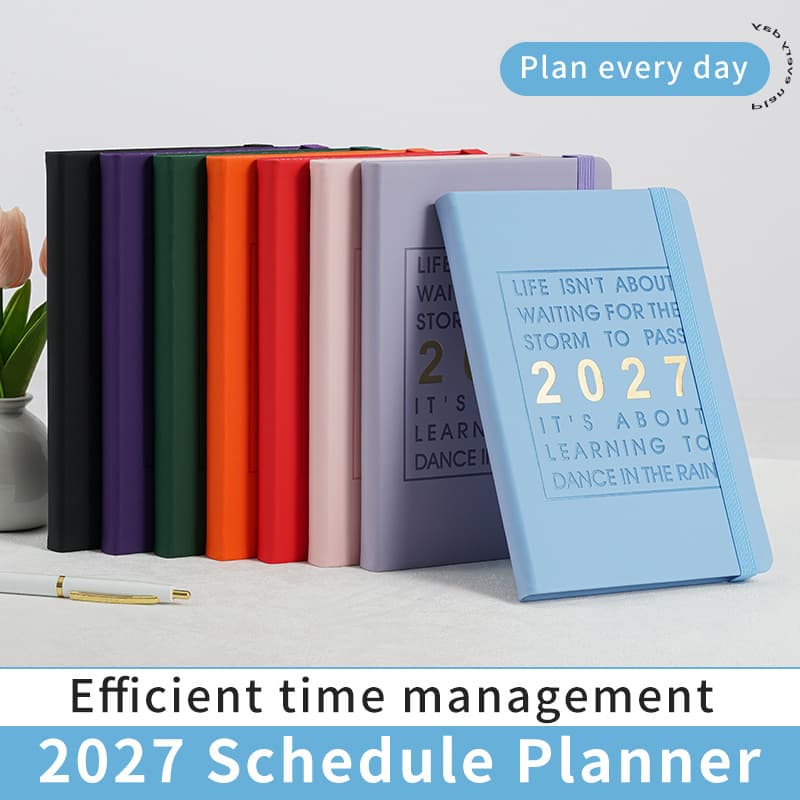 Cross-border 2027 English schedule 365 days a day one page notepad planner planner Amazon calendar