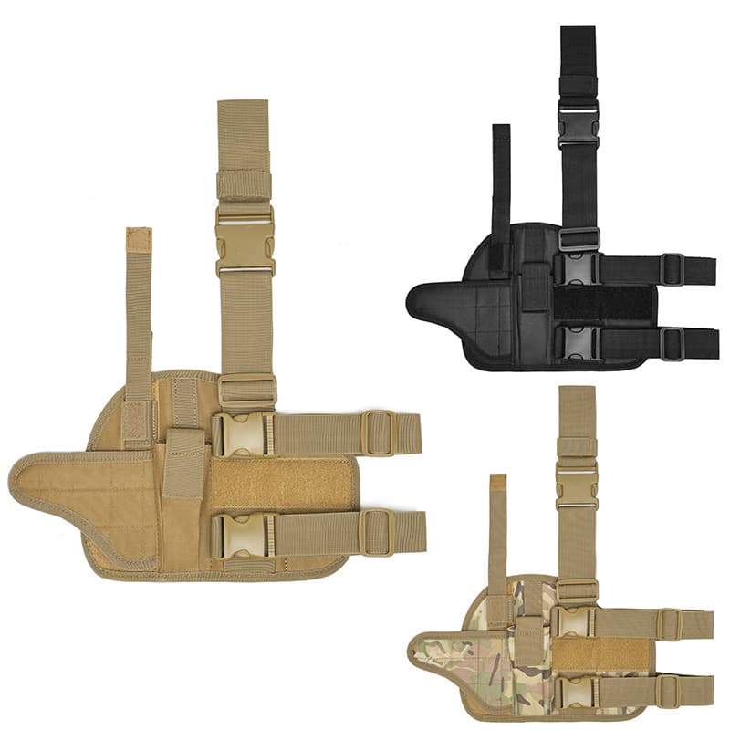 Amazon Best-Seller Outdoor Tactical Holster Tornado Thigh Holster Camouflage Universal Quick-Release Holster In Stock