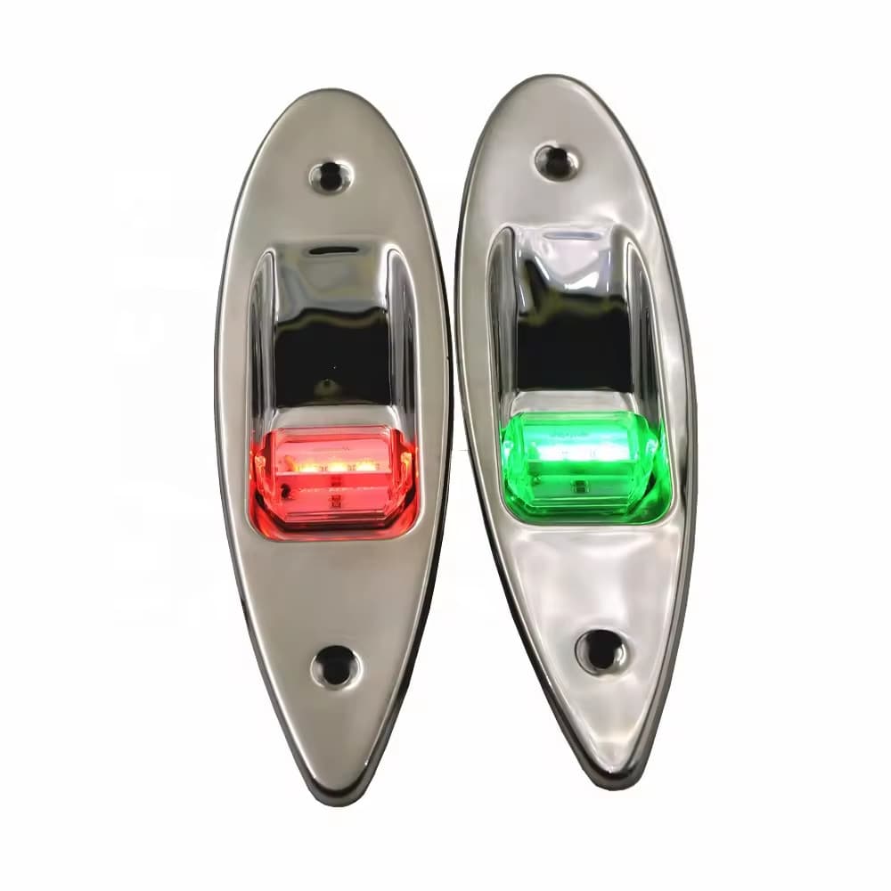 Best-Selling Marine Yacht 12V LED Navigation Light Stainless Steel 12V LED Yacht Signal Light Special Offer