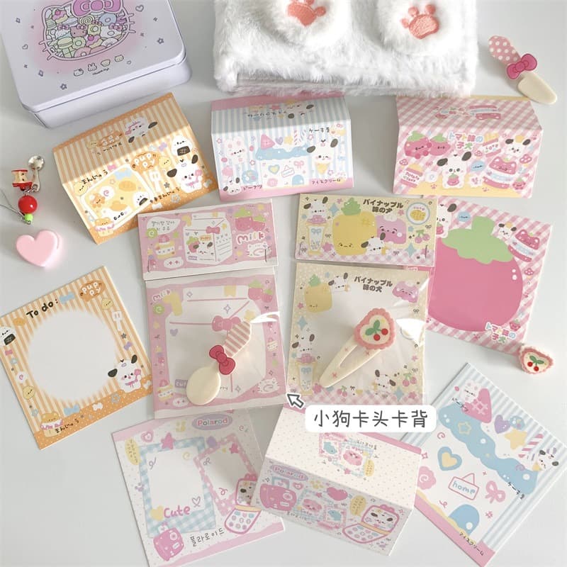 Cartoon Cute Card Front Card Back Packaging Bottom Card Korean Style Packaging Card Protection Jewelry Baking Gift Packaging Cards