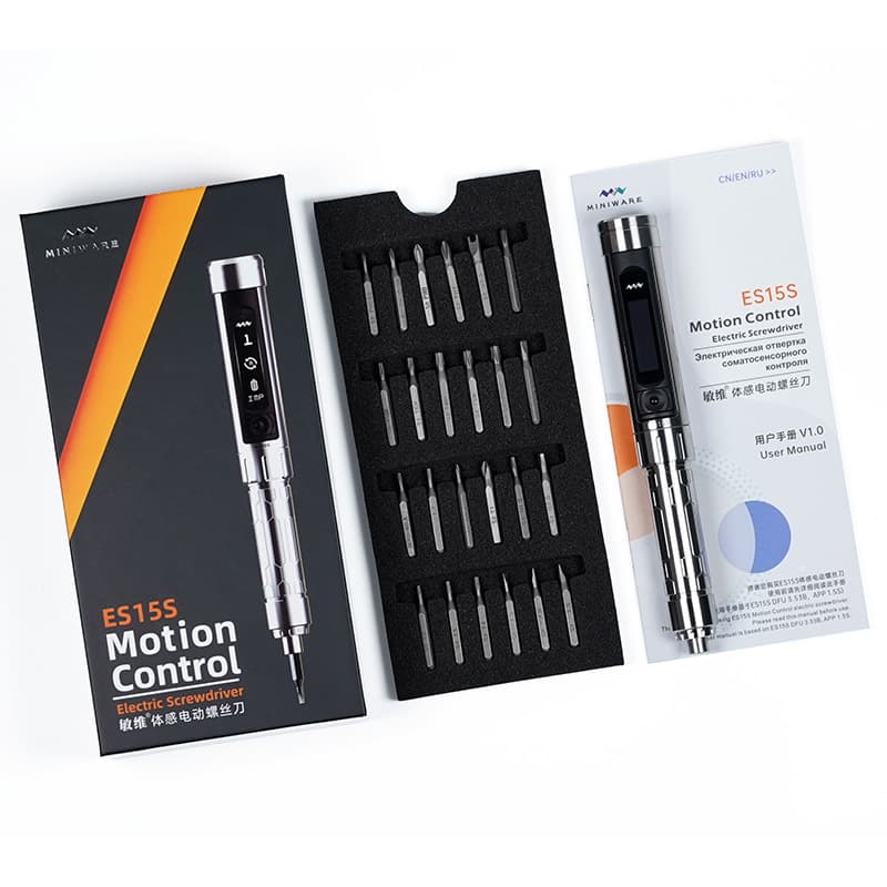 ES15S somatosensory electric screwdriver Apple mobile phone laptop repair tool disassembly screwdriver fully automatic
