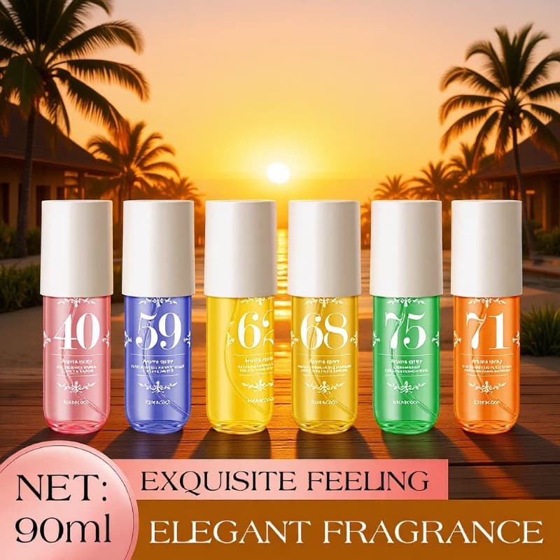 [Reproduction] Digital Perfume Sample Beach Alcohol-Free Cross-Border Spray Fragrance Long-lasting Fragrance Hot Selling in the Middle East