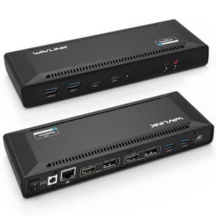 Wavlink Laptop Docking Station Dual 4K Fast Charging Multi-Function Docking Station 65W Power Delivery