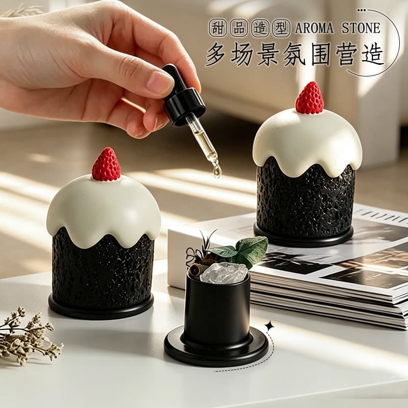 Flameless Aromatherapy Essential Oil Diffuser Crystal Ball Stone - Home Indoor Long-Lasting Bedroom Decoration, Birthday Gift for Women