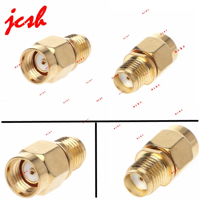 Reverse Polarity RP-SMA Male to SMA Female WiFi Router 4G RF Coaxial Adapter
