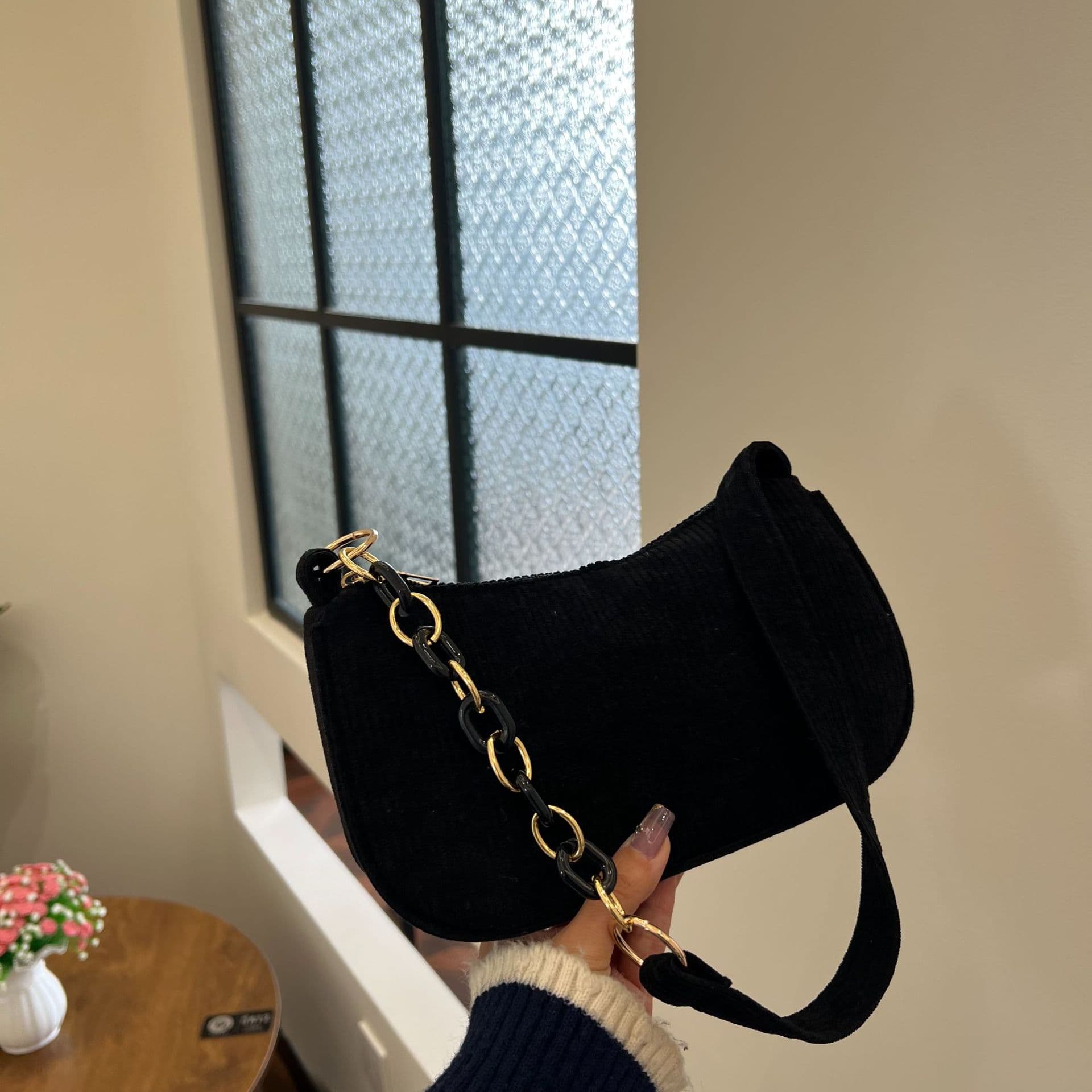 Summer New Arrival Women's Bag 2025 Fashion Nylon Shoulder Bag Crossbody Korean Style Small Bag Underarm Bag